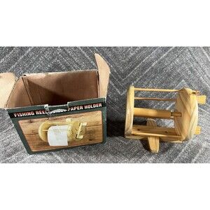 Rivers Edge Products Fishing Reel Toilet Paper Holder Dispenser Stock 475